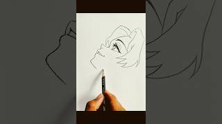 Asmr satisfying shinobu kocho Easy drawing tutorial step by step ✨ #easydrawing #drawing #shortsart