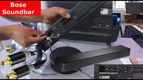Setting Up Bose Series II Soundbar To TV With Optical Cable