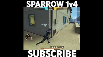 1v4  easy #freefire #ajjubhaiinmymatch #totalgaming #sparrowff