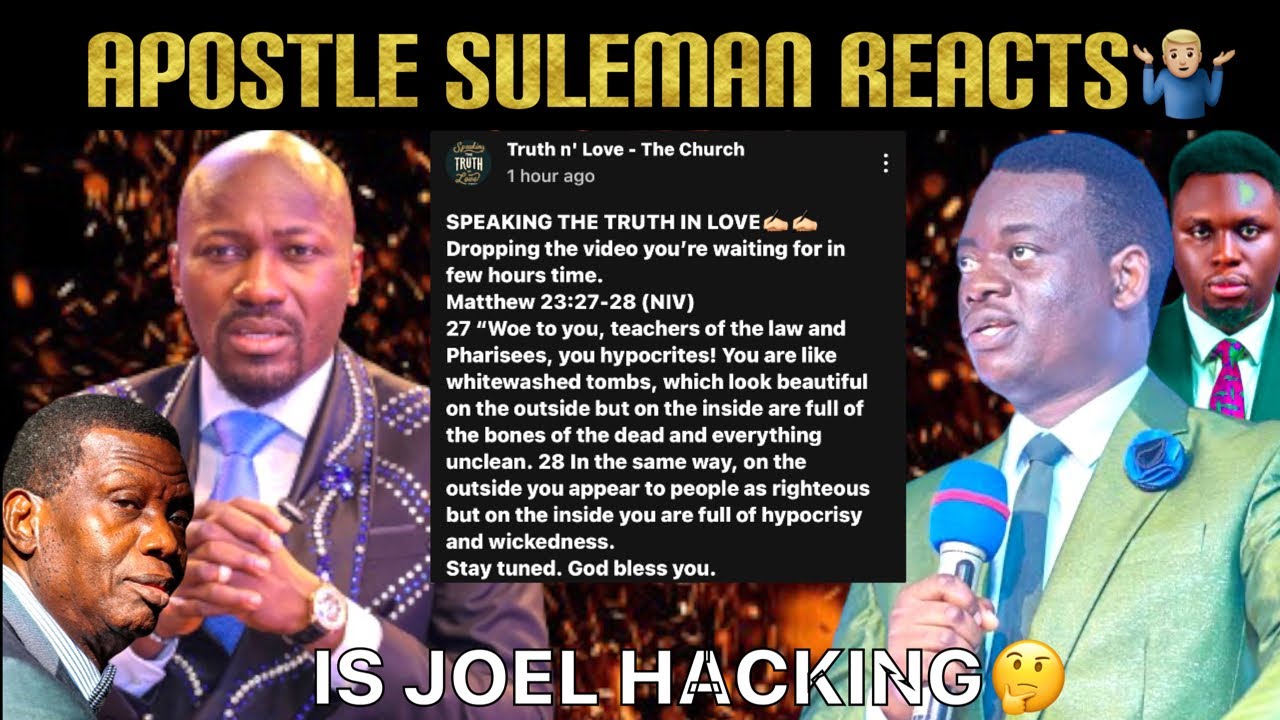 Breaking‼️Apostle Johnson Suleman Speaks About This..Arome Osayi