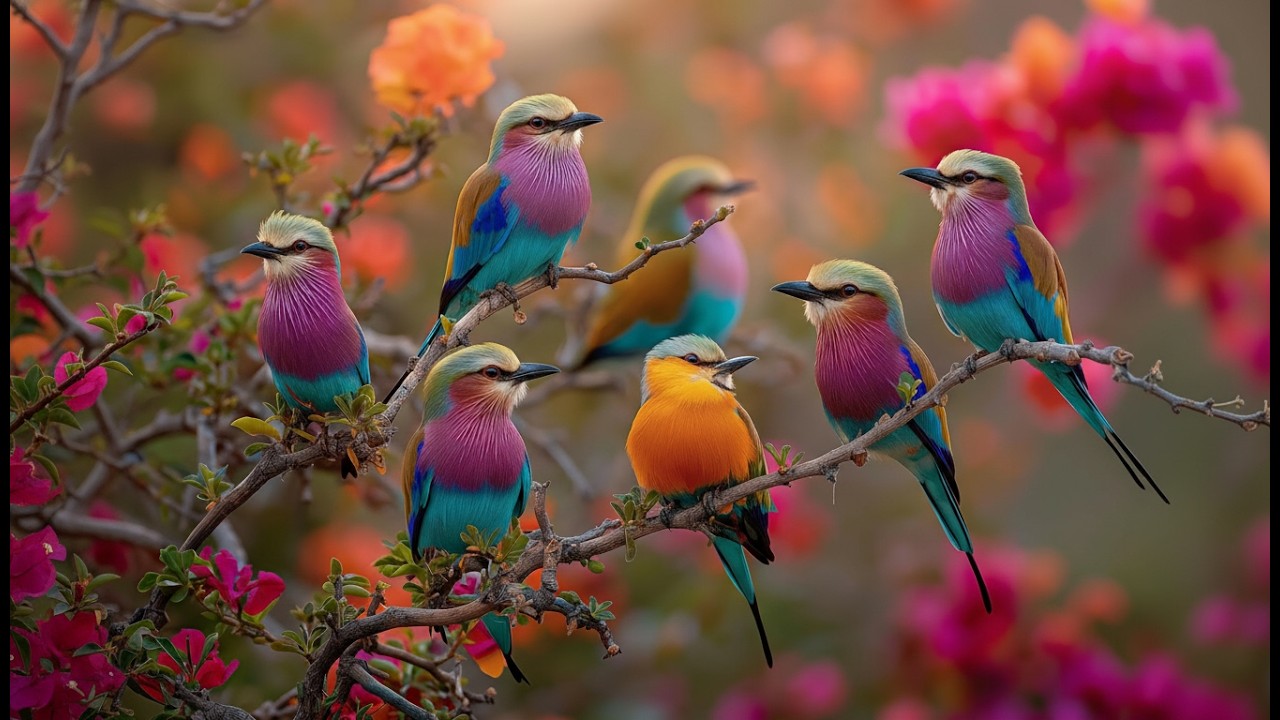 Delicate Wings, Vibrant Hues – Nature’s Sky Jewels: The Most Colorful Small Birds