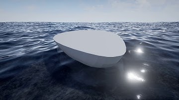 Unreal Engine 4 Physical Ocean Surface - Boat Buoyancy