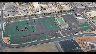 Las Vegas 2017 Massacre Shooting Venue Map - Route 91 Harvest Festival Grounds