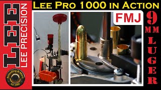 IN-DEPTH: Lee Pro 1000 Progressive press (9mm Luger, Production/Reloading/Closeup/Inspection)