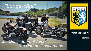 Bretagne Moto Balade : Longe côte de Pont Aven à Concarneau.