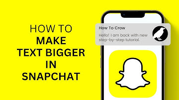How to Make Text Bigger in Snapchat iPhone | Change Font Size on Snapchat iPhone