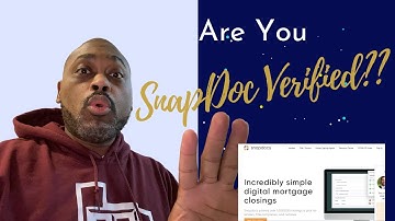 Getting Verified with Snapdocs