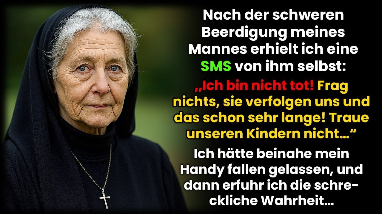 Nach der Beerdigung erhielt ich eine SMS meines Mannes; ‚Vertraue den Kindern nicht!‘ – Schockierend
