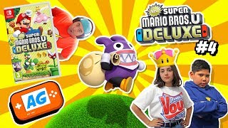 ATRAPAMOS a Caco Gazapo? Super Mario Bros U Deluxe en FAMILIA 3 Jugadores Capitulo #4