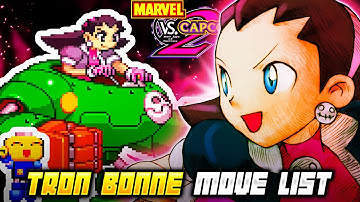TRON BONNE MOVE LIST - Marvel vs. Capcom 2: New Age of Heroes (MvC2)