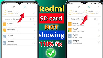 Redmi sd card not show problem | redmi me memory card show nhi ho rha hai