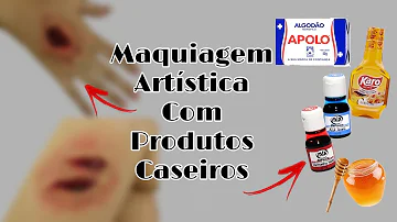 Como fazer machucado falso só com canetinha?