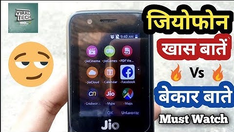 Jiophone GOOD vs BAD Things | Cons and pros video | #jiophone review after using 1 year by VTH