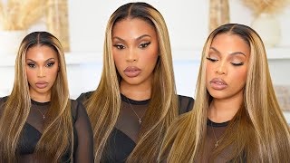 THE BEST HIGHLIGHT BLONDE WIG | SUPER FINE HD SWISS LACE |  WIG INSTALL