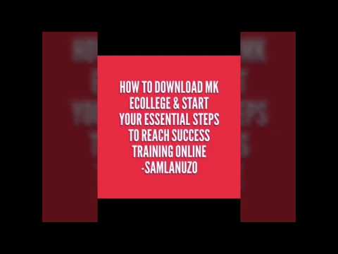 How to Download MK eCOLLEGE & Start ESRS Training Online