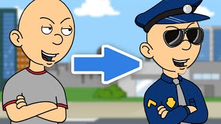 Clic Caillou Becomes A Police Officergrounded