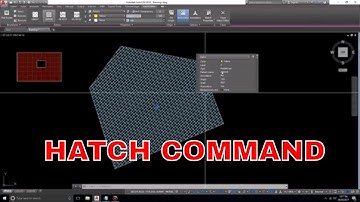 AUTOCAD 2018 TUTORIAL WITH HATCH COMMAND