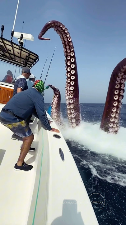 🎣 A FISHING TRIP… GONE WRONG. VERY WRONG. 🦑 #kraken #fishing