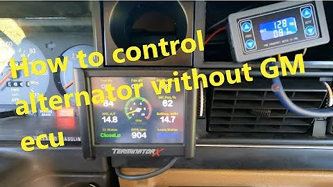 How to run a DR44G alternator without a GM ECU for cheap.
