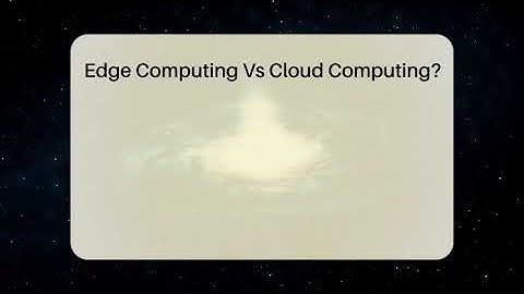 Edge Computing Vs Cloud Computing? - Talking Tech Trends