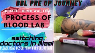 BBL JOURNEY | BLOOD LABS &amp; SWITCHING DOCTORS |
