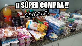 SÚPER COMPRA semanal MERCADONA + DÍA + FRUTERÍA + AL LADO .RÁAAAAPIDO🏃‍♀️🏃‍♀️ #2021