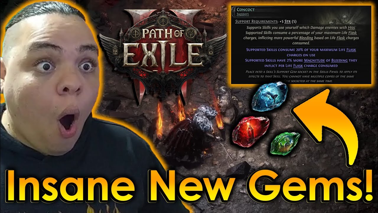 Grinding Gear Games Just Revealed INSANE New Gems for PoE 2!