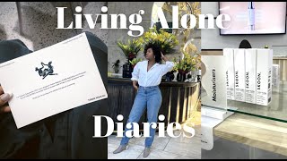 Living Alone Diaries | Feeling down, Skincare + Makeup routine, Brand event, Fourways Market.