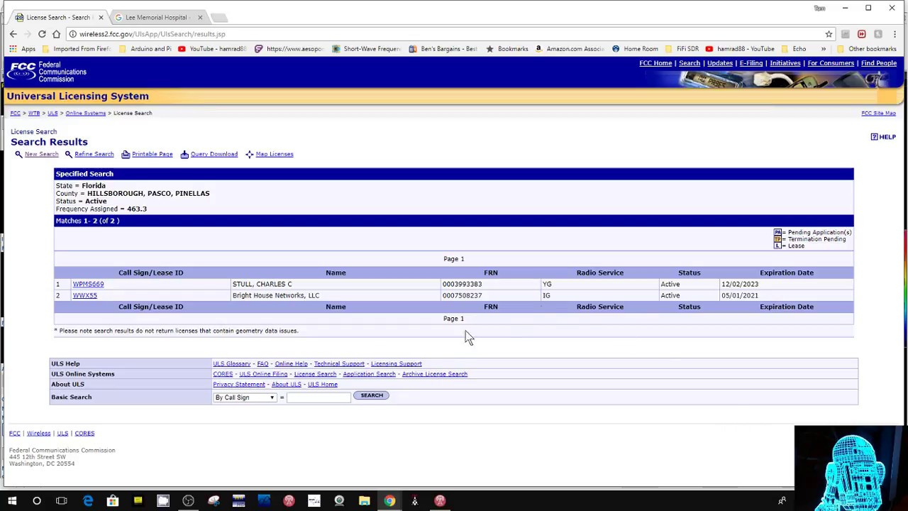 TRRS #1378 - Searching the FCC Frequency Database