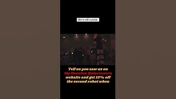 LED Robots Houston | Houston LED Robot Shows | Houston Quinceanera #xv #houstonevents