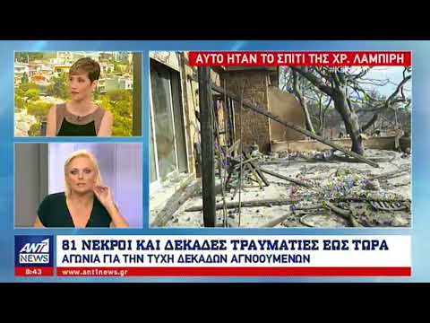 Φωτογραφία σοκ από το καμένο σπίτι της Χριστίνας Λαμπίρη