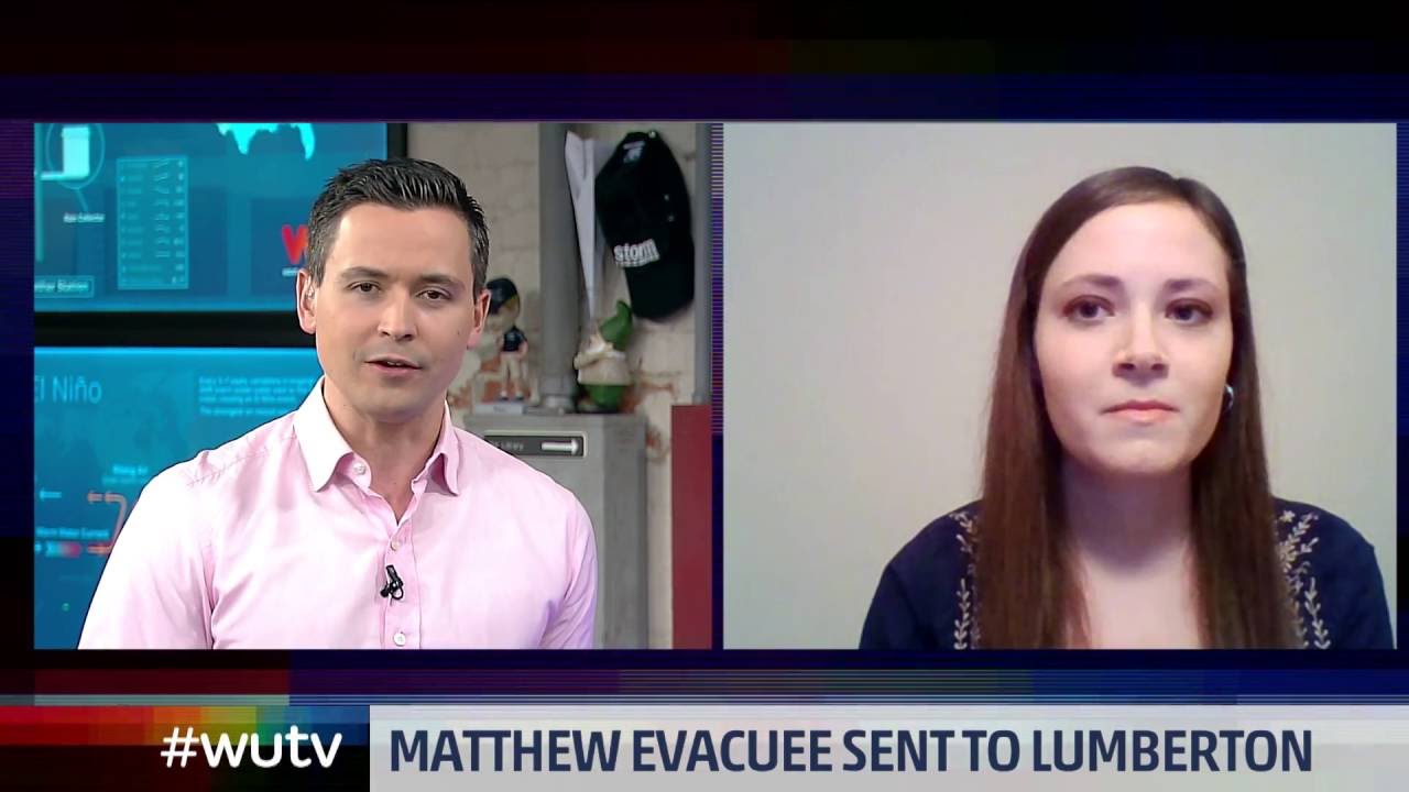 Hurricane Matthew Evacuee Deals with Aftermath in Lumberton