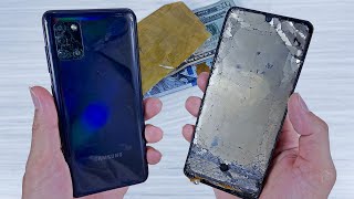 restoring destroyed phone | restore samsung galaxy a31 cracked | restoration broken phone