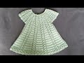 tığ ile bebek elbisesi (06 aylık )easy baby dress with needle