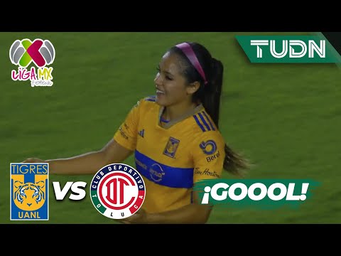 ¡GOOL HISTÓRICO para Ferral! | Tigres 3-1 Toluca | AP2023 Liga Mx Femenil J6 | TUDN