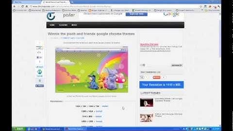 How to install and uninstall Google chrome themes