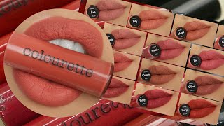 Colourette Colourtint Lip Swatches