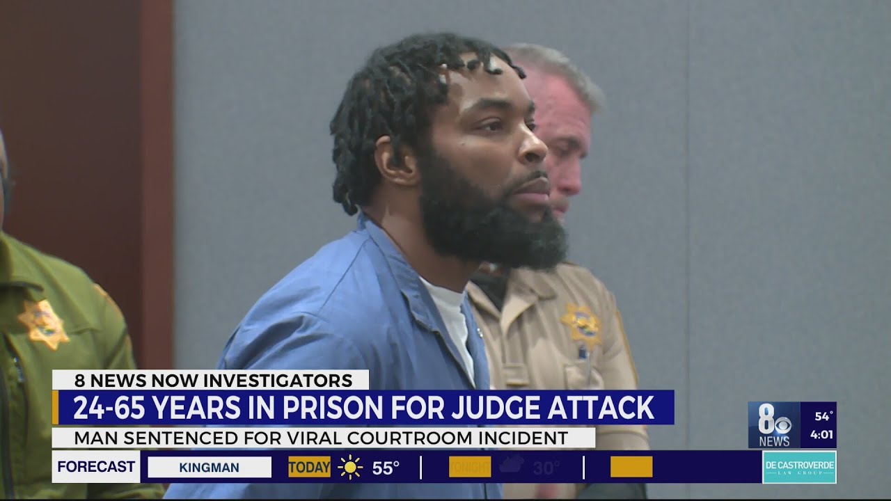 Man sentenced to decades in prison for attacking Las Vegas judge: 'I'm not an evil person'