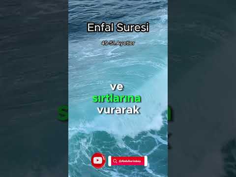 Enfal Suresi meali