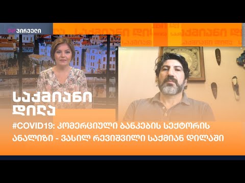 #COVID19: კომერციული ბანკების სექტორის ანალიზი - ვასილ რევიშვილი საქმიან დილაში