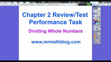 Performance Task on Chapter 2