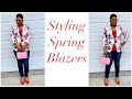 STYLING SPRING BLAZERS 2021| SPRING BLAZER COLLECTION | STYLES FROM AMAZON, H&M, AND TARGET