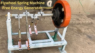 Flywheel Spring Machine Make Electricity Free Energy Generator 220v 15kw Alternator