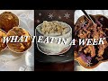 WHAT I EAT IN A WEEK during the holidays + mental health chats with z