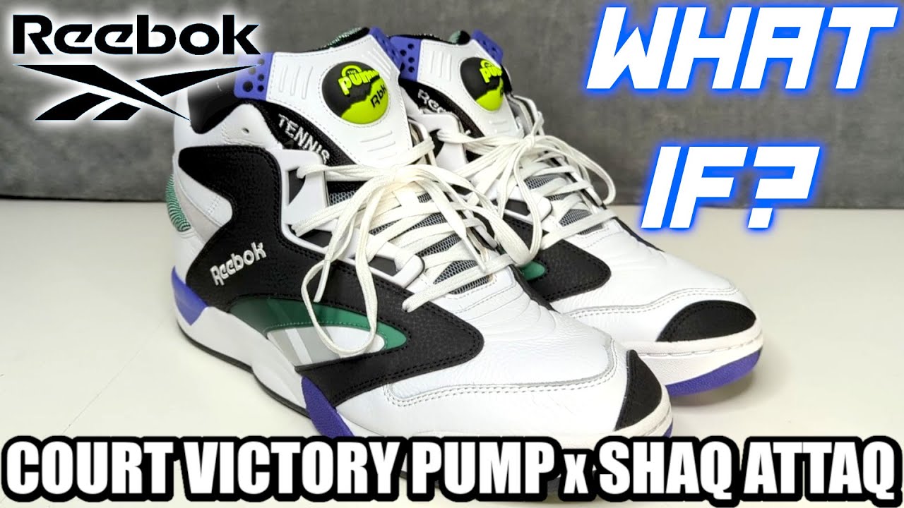 Reebok Court Victory Pump x Shaq Attaq Review +ON FEET - YouTube
