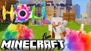 Funny Holi Celebration in Particle SMP Minecraft | @minecraft | @gaming | Hindi