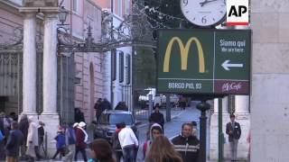 Raw McDonald s Near Vatican Raises Eyebrows