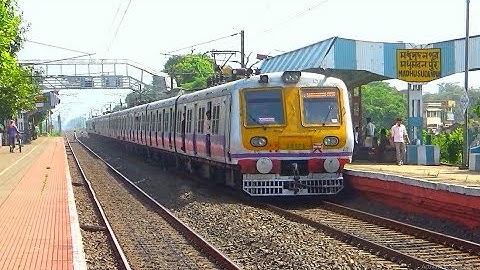 New Colored Howrah-Bardhaman Local (EMU/Electric Multiple Unit) Train
