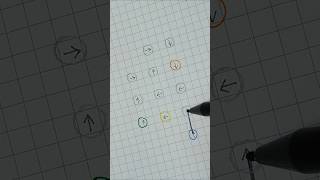 Draw a line connecting arrows in the same direction #drawing #line #iqtest #shorts