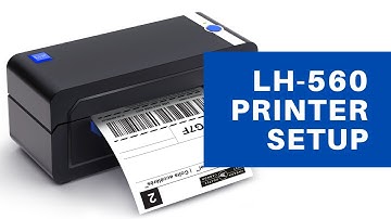 LH-560 Thermal Label Printer Setup Tutorial
